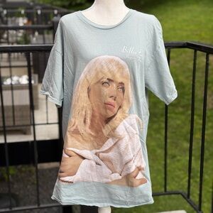 Billie Eilish Shirt Happier Than Ever Size Large